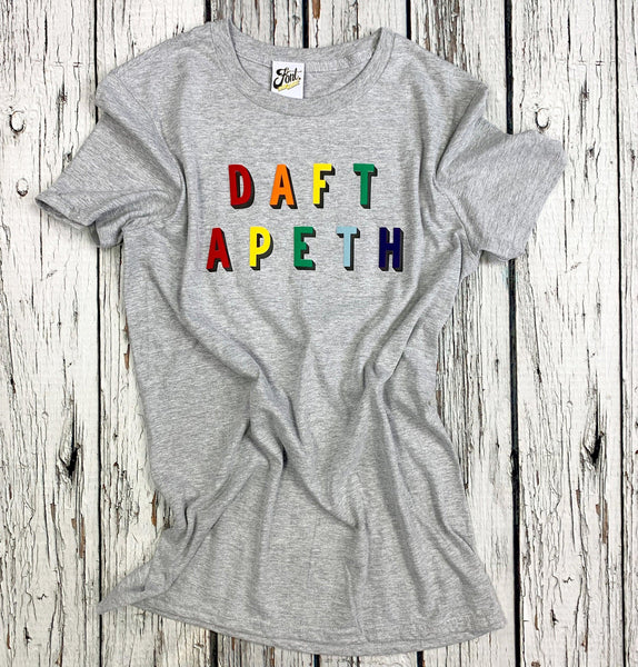 Daft Apeth Adult T-Shirt - Bingley Bang Font Not Found, Font: Bingley Bang, Men's Clothes, T-Shirts, T-Shirts: Letters, Womens Clothes 44ideas.co.uk