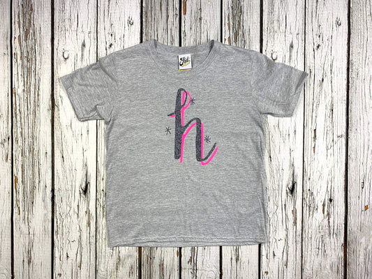 Kids' Alphabet T-Shirt - The Monroe (Neon Pink) Font Not Found, Font: The Monroe, Kid's Clothes, T-Shirts, T-Shirts: Letters 44ideas.co.uk