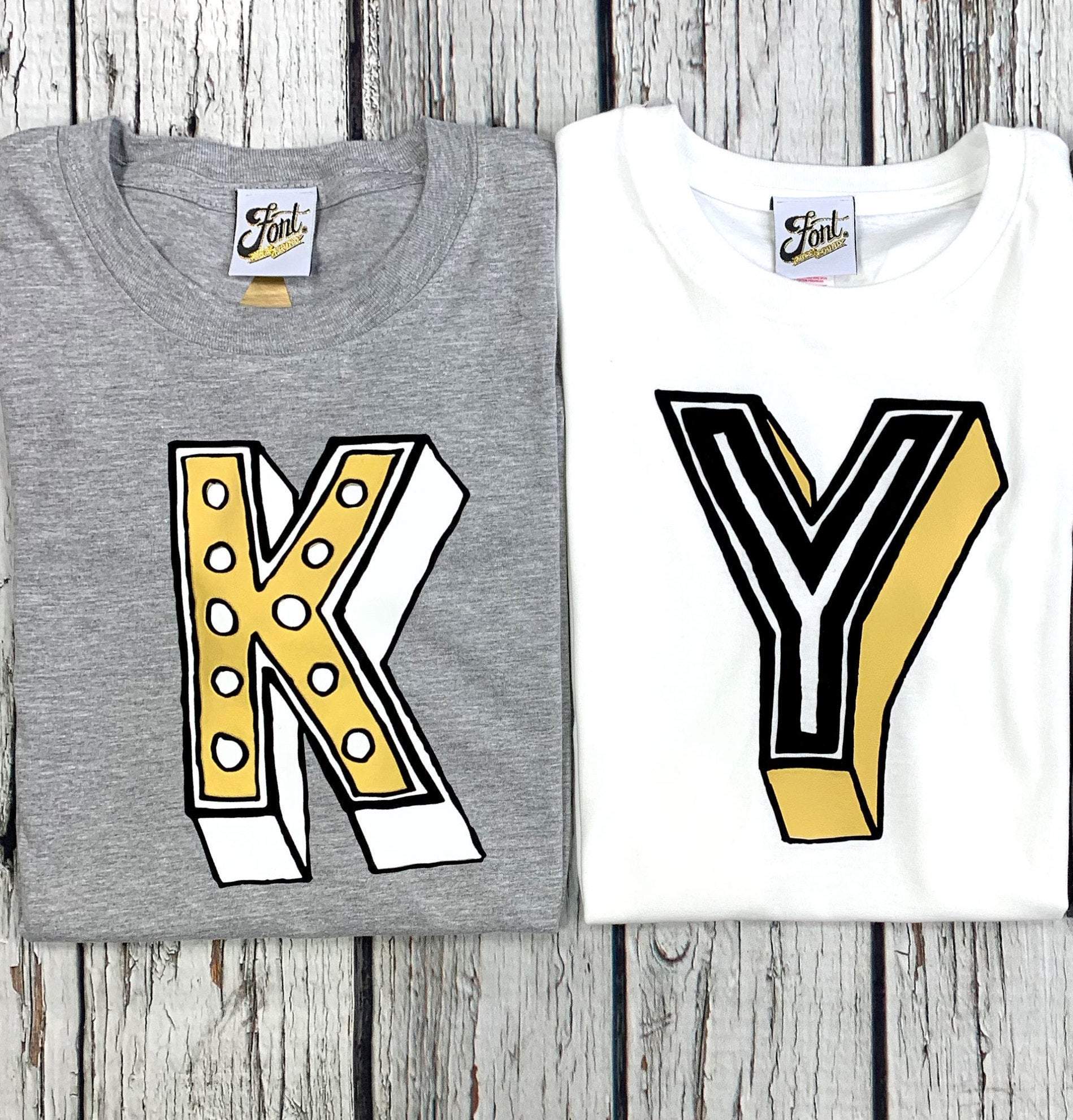 Baby Letter T-Shirt - Juniper Red Baby Clothes, Font Not Found, Font: Juniper Red, New Baby, T-Shirts, T-Shirts: Letters 44ideas.co.uk