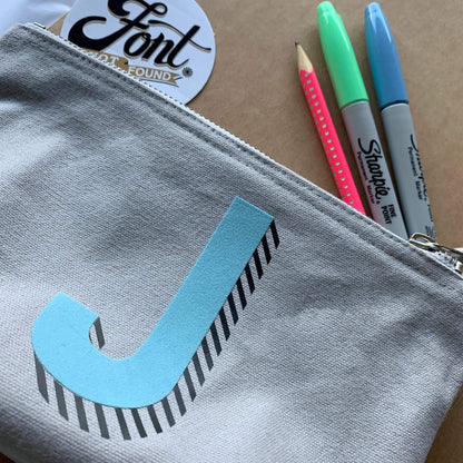 Bright Letter Pencil Case - Bradford Buzz Accessories, Deals, Font Not Found, Font: Bradford Buzz, Pencil Cases, Pouches 44ideas.co.uk