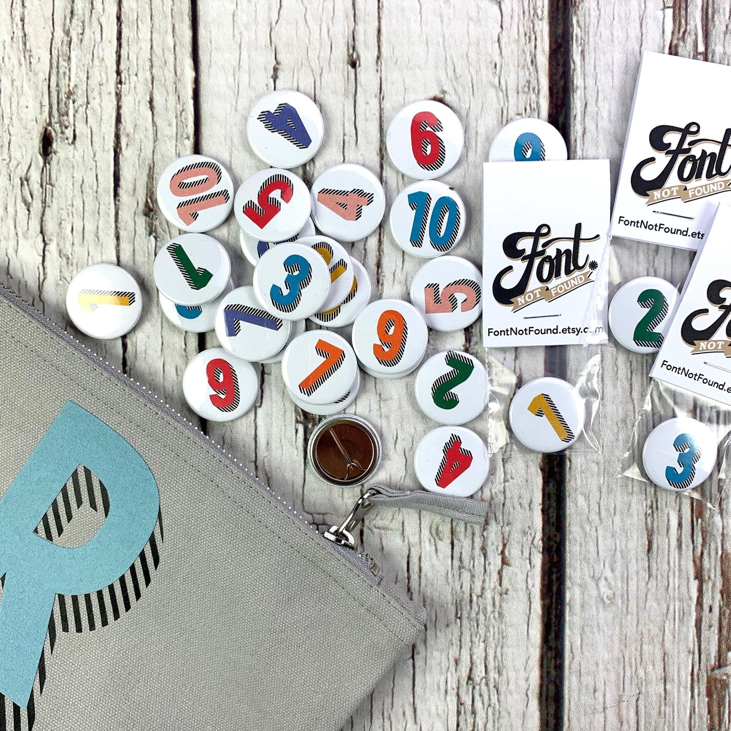Number Badges 1-10 - Bradford Buzz Accessories, Anniversary, Badges, Birthday 44ideas.co.uk