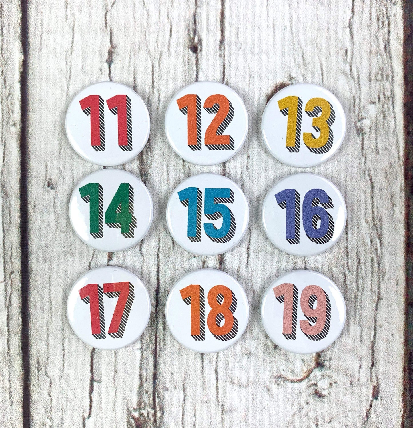 Birthday Pin Badges 11-19 - Bradford Buzz Accessories, Anniversary, Badges, Birthday 44ideas.co.uk