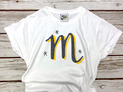 Children's Letter T-Shirt - The Monroe Font Not Found, Font: The Monroe, Kid's Clothes, T-Shirts, T-Shirts: Letters 44ideas.co.uk