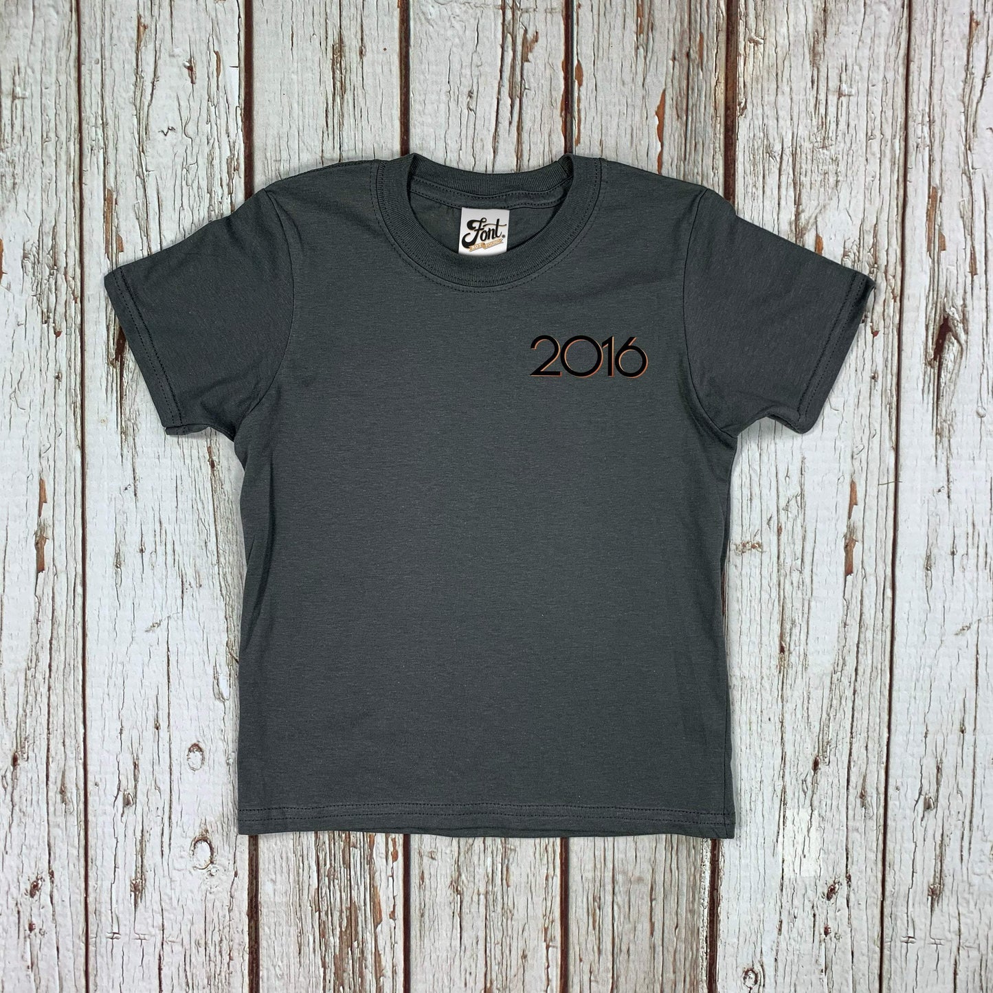 Kids' Birthday T-Shirts Year - Branson Font Not Found, Font: Branson, Kid's Clothes, T-Shirt: Numbers, T-Shirts 44ideas.co.uk