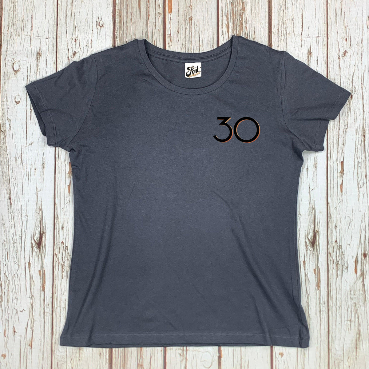 Women's Age Organic T-Shirt 18th, 21st, 30th, 40th, 50th - Branson Font Not Found, Font: Branson, T-Shirt: Numbers, T-Shirts, T-Shirts: Letters, Womens Clothes 44ideas.co.uk