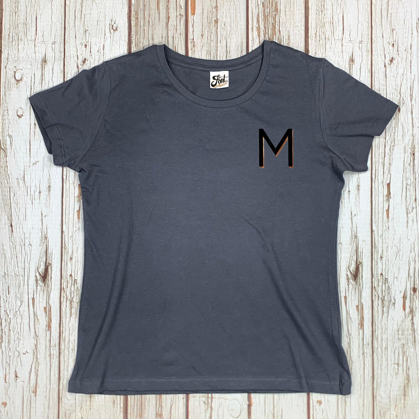 Women's Organic Ampersand T-Shirt - Branson Font Not Found, Font: Branson, T-Shirts, Womens Clothes 44ideas.co.uk