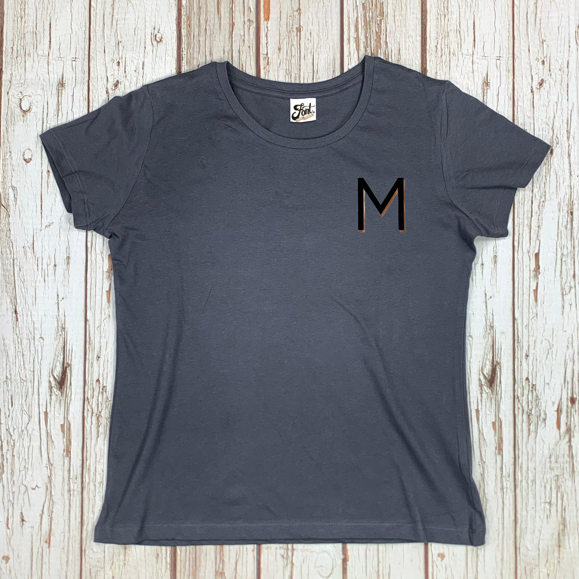 Women's Organic Ampersand T-Shirt - Branson Font Not Found, Font: Branson, T-Shirts, Womens Clothes 44ideas.co.uk