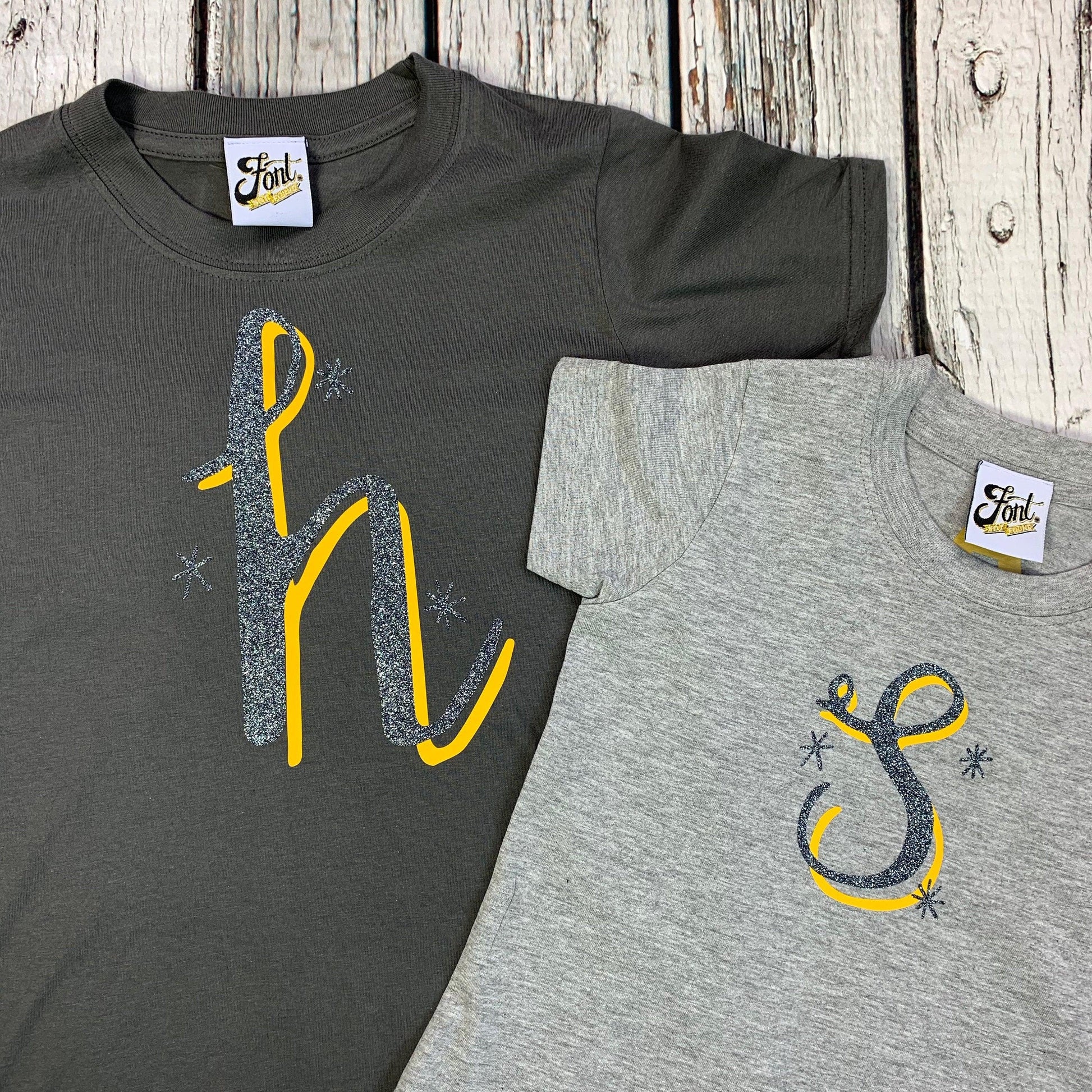 Mother/Daughter Matching T-Shirts Font Not Found, Font: The Monroe, Kid's Clothes, T-Shirts, T-Shirts: Letters, Womens Clothes 44ideas.co.uk