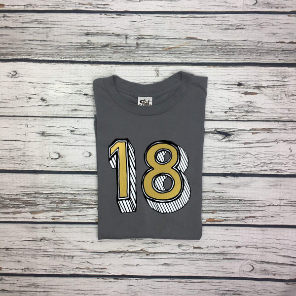 Birthdays 15, 16, 17, 18, 19, 20, 21 Male/Female T-Shirt - Juniper Red Font Not Found, Font: Juniper Red, Men's Clothes, T-Shirt: Numbers, T-Shirts, Teen Clothes, Womens Clothes 44ideas.co.uk