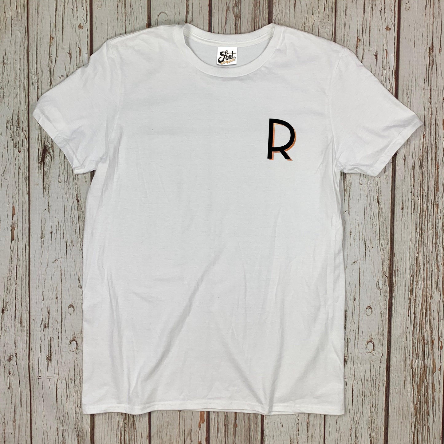 Male Pocket Letter T-Shirt - Branson Font Not Found, Font: Branson, Men's Clothes, T-Shirts, T-Shirts: Letters 44ideas.co.uk