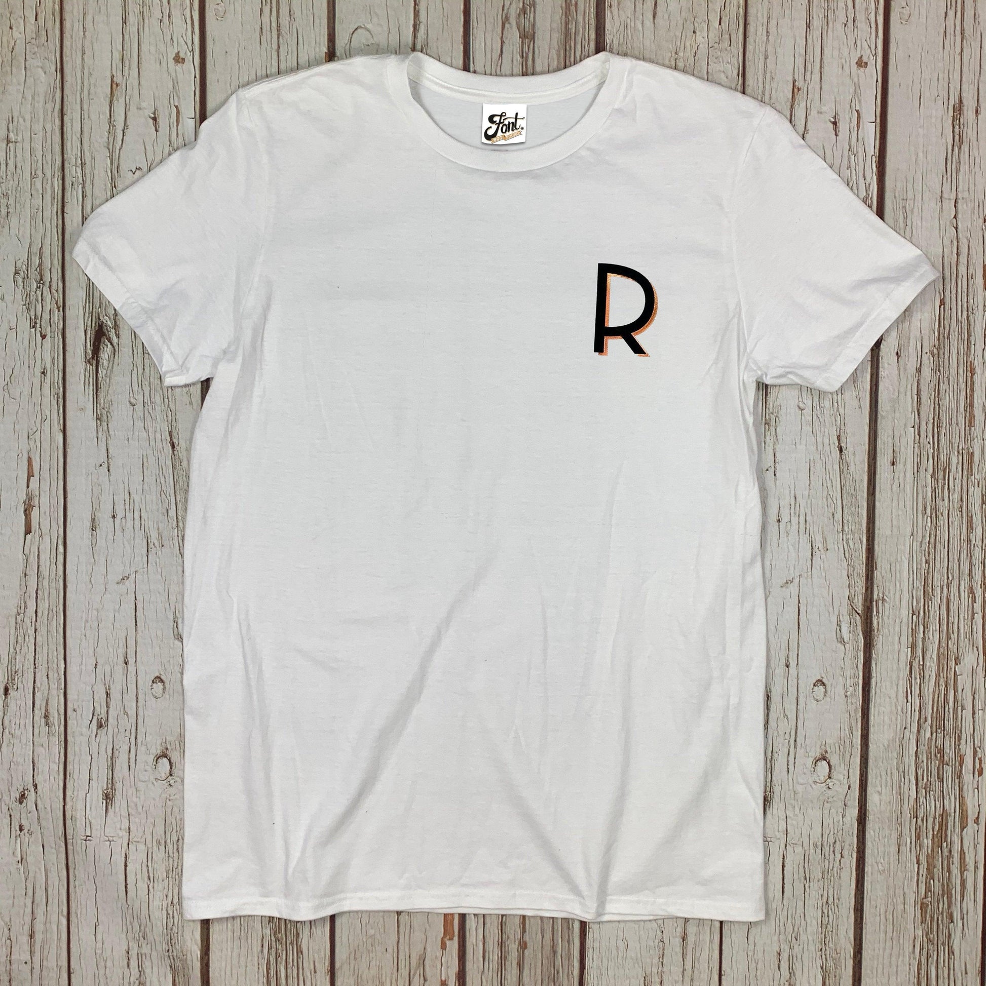Male Pocket Letter T-Shirt - Branson Font Not Found, Font: Branson, Men's Clothes, T-Shirts, T-Shirts: Letters 44ideas.co.uk