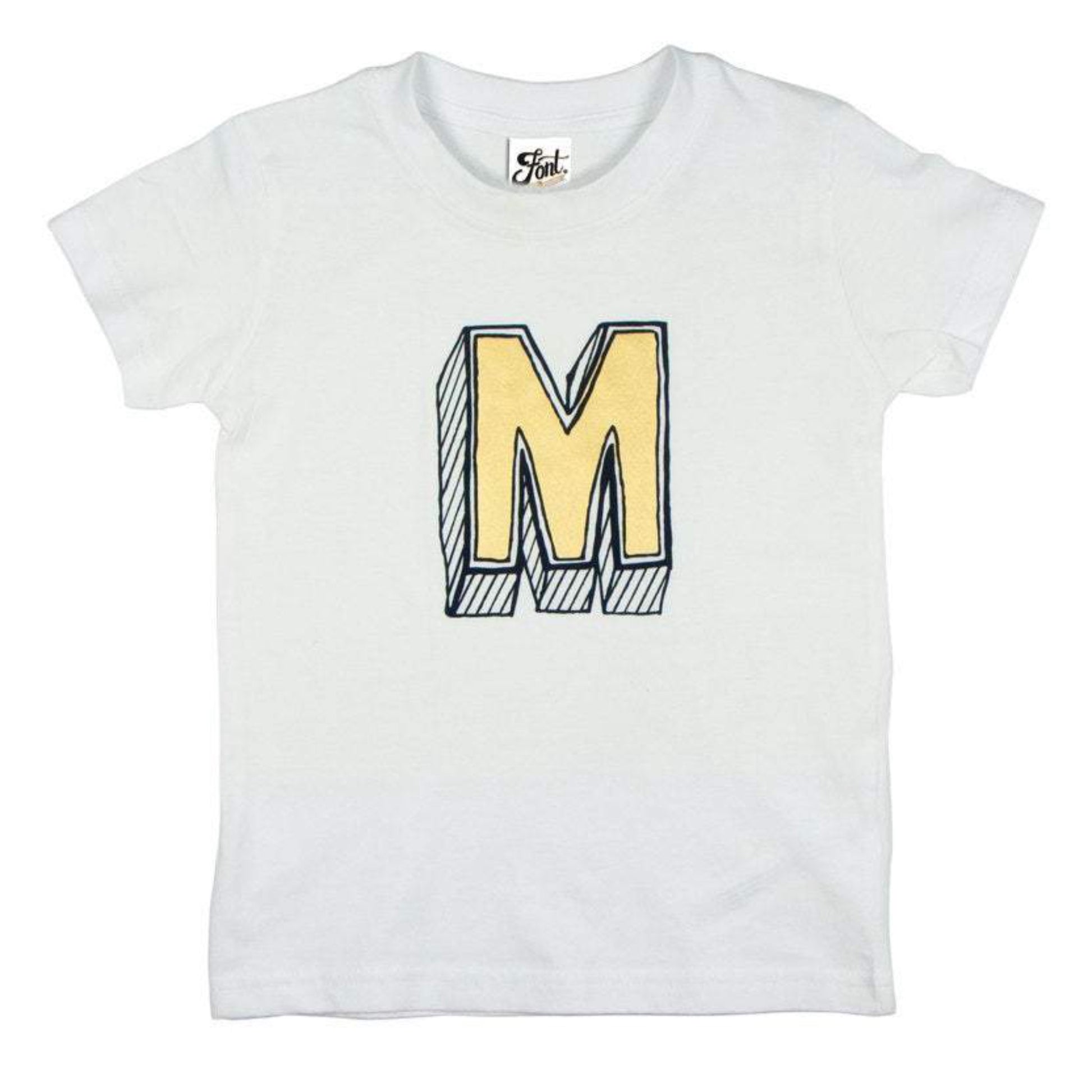 Baby Letter T-Shirt - Juniper Red Baby Clothes, Font Not Found, Font: Juniper Red, New Baby, T-Shirts, T-Shirts: Letters 44ideas.co.uk