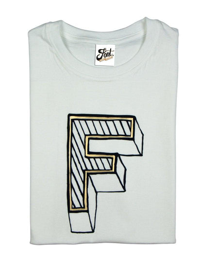 Women's Letter T-Shirt - Juniper Red Font Not Found, Font: Juniper Red, T-Shirts, T-Shirts: Letters, Womens Clothes 44ideas.co.uk