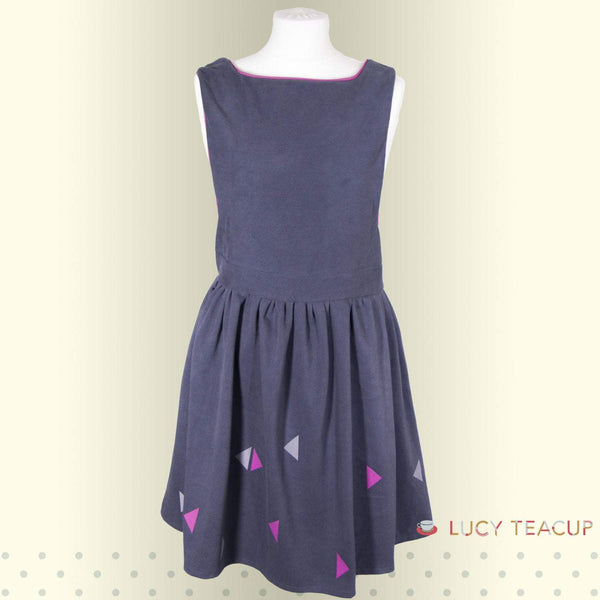 Grey Pinafore Woman’s Dress Dresses, Lucy Teacup, Womens Clothes 44ideas.co.uk