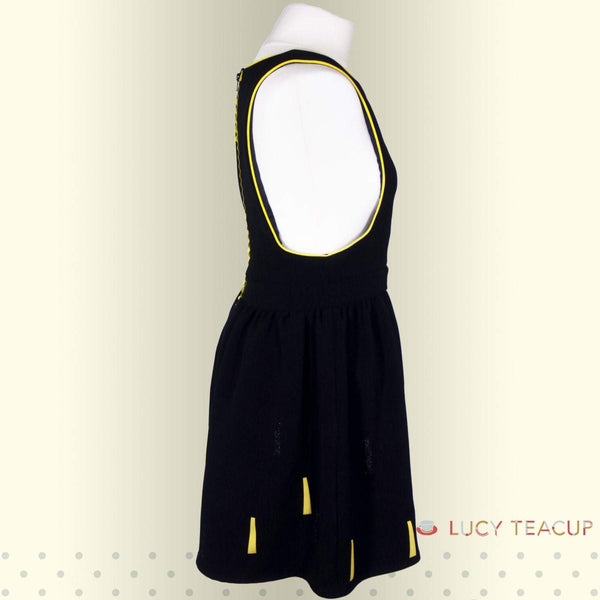 Black Pinafore Ladies Dress - Sunbeams Dresses, Lucy Teacup, Womens Clothes 44ideas.co.uk