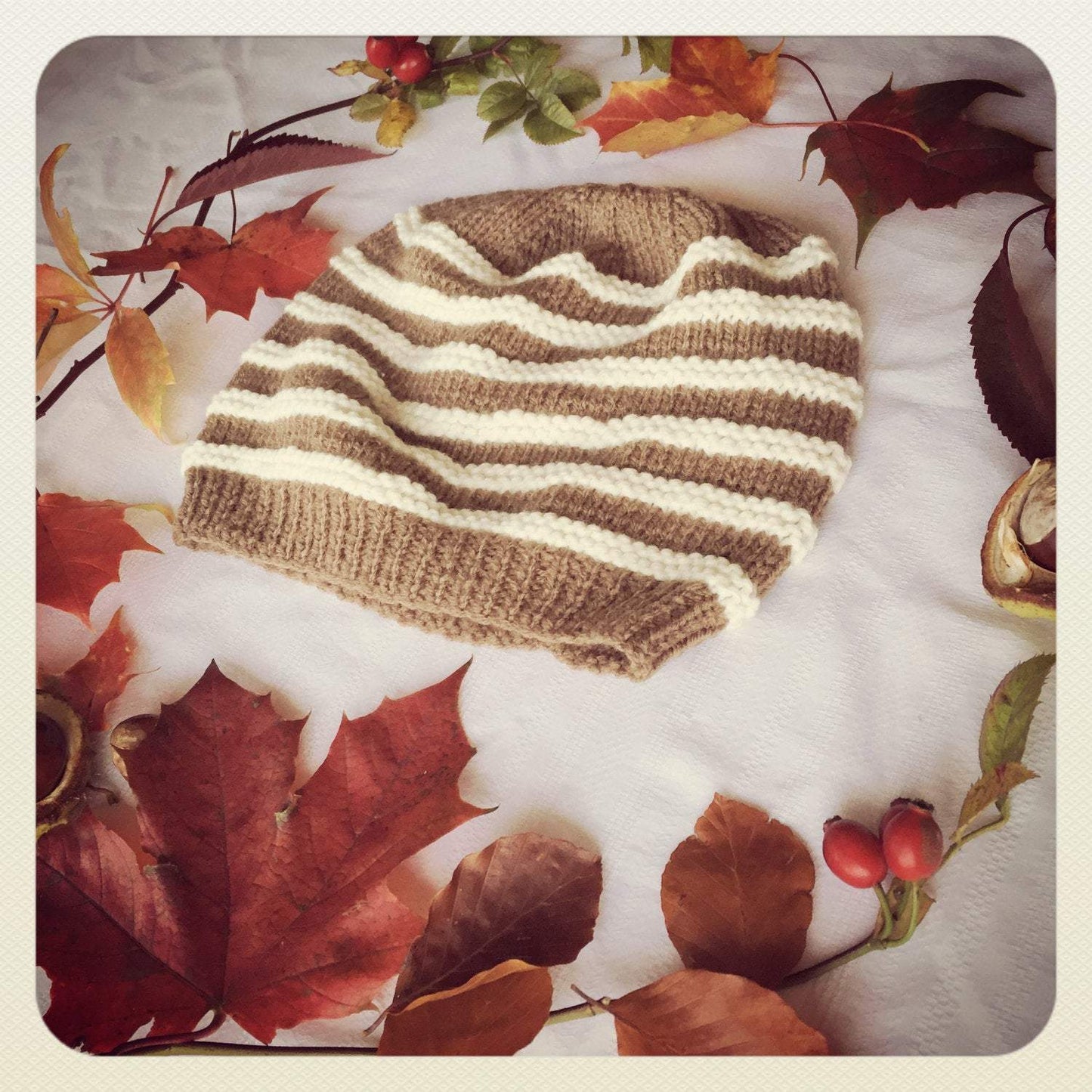 Woollen Hand-Knitted Brown Hat Accessories, Donalds Wally Hat, Hats, Knitted 44ideas.co.uk