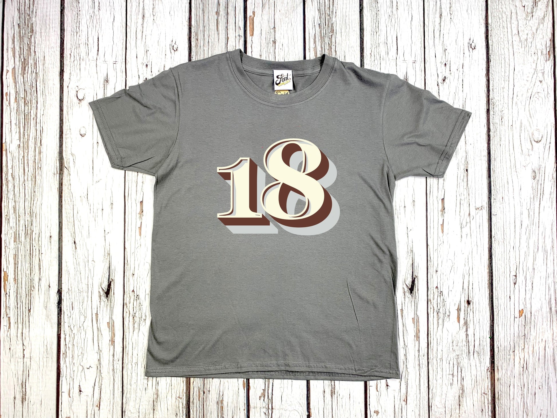 Birthdays 15, 16, 17, 18, 19, 20, 21 Male/Female T-Shirt - Stirling Shadow Font Not Found, Font: Stirling Shadow, Men's Clothes, T-Shirt: Numbers, T-Shirts, Teen Clothes, Womens Clothes 44ideas.co.uk