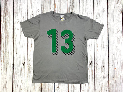 Adult Number T-Shirts -  Bradford Buzz Font Not Found, Font: Bradford Buzz, Men's Clothes, T-Shirt: Numbers, T-Shirts, Teen Clothes, Womens Clothes 44ideas.co.uk