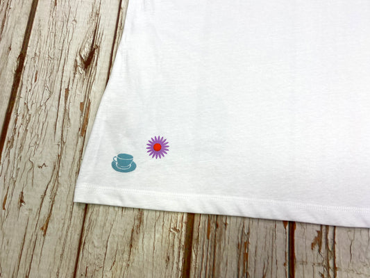 Daisy - Organic Cotton Women’s White T-Shirt