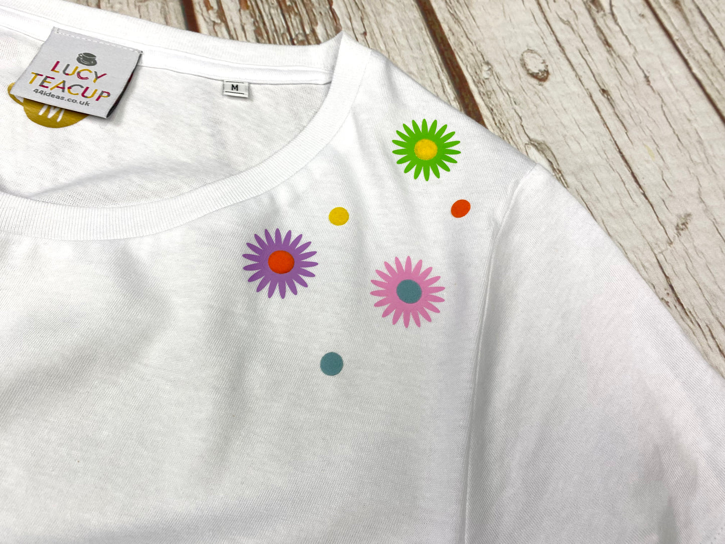Daisy - Organic Cotton Women’s White T-Shirt