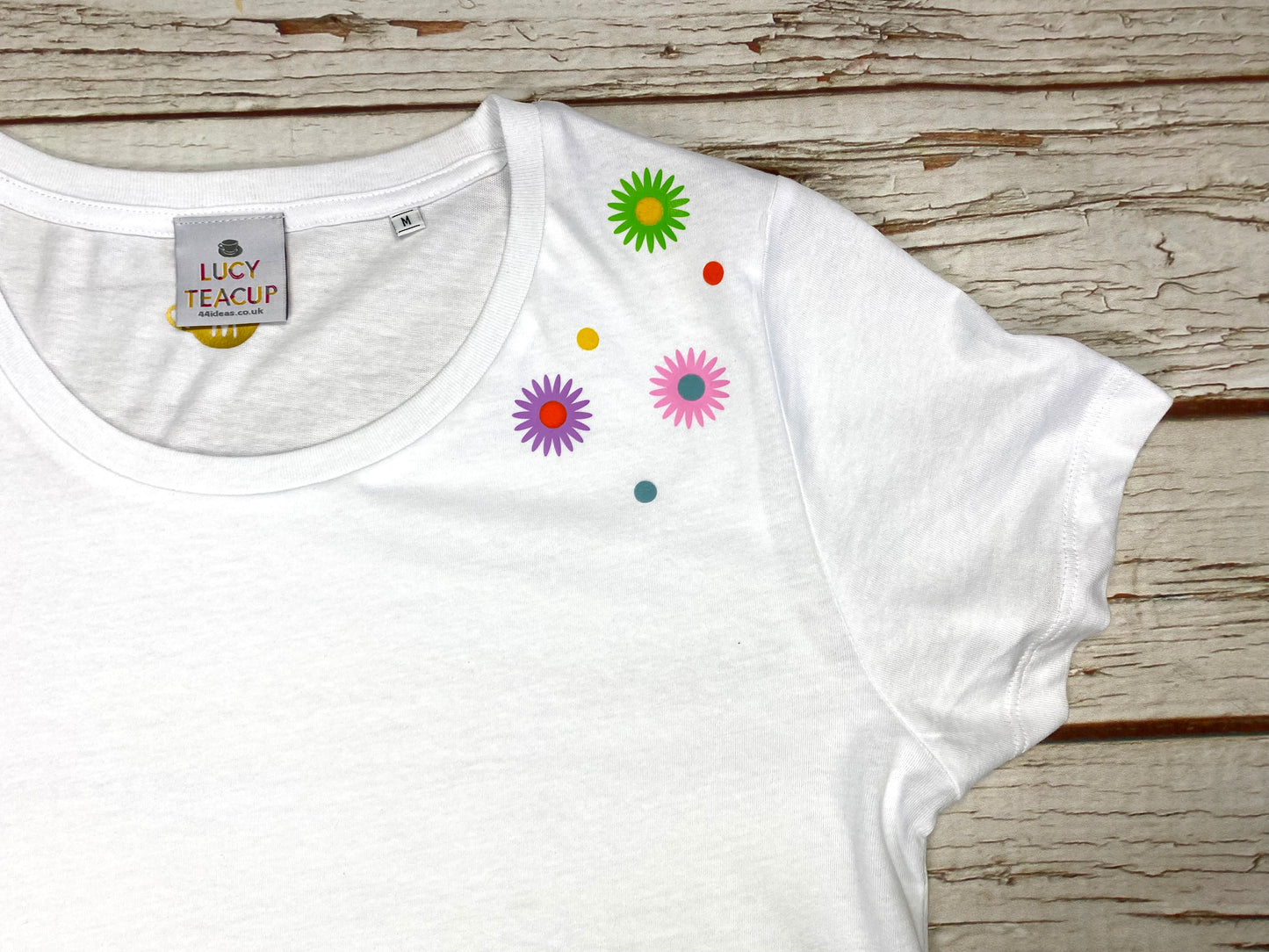 Daisy - Organic Cotton Women’s White T-Shirt